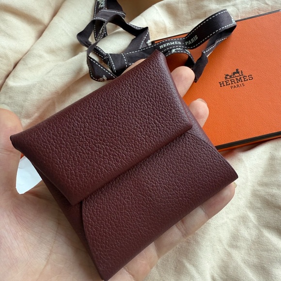 Hermes Bastia Coin Purse Rouge H - Picture 2 of 7